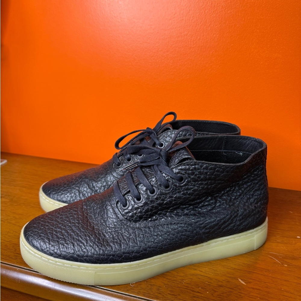 Alexander Wang Black Chukka Boots with Cream Soles
